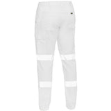 Bisley Cuffed Taped Night Work Pant - White