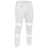 Bisley Cuffed Taped Night Work Pant - White