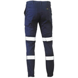 Bisley Cuffed Taped Work Pant - Navy