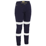 Bisley Women's Cuffed Taped Cotton Cargo Pants