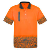 Syzmik Hi Vis Tracks Short Sleeve Polo