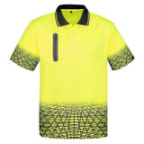 Syzmik Hi Vis Tracks Short Sleeve Polo