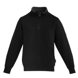 Syzmik 1/4 Zip Brushed Fleece - Black