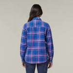 Women's Check Flannel Shirt - Electric